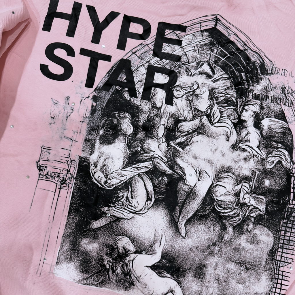 Dark Age - Pullover Hoodie - Dusty Rose Pink - DA-004