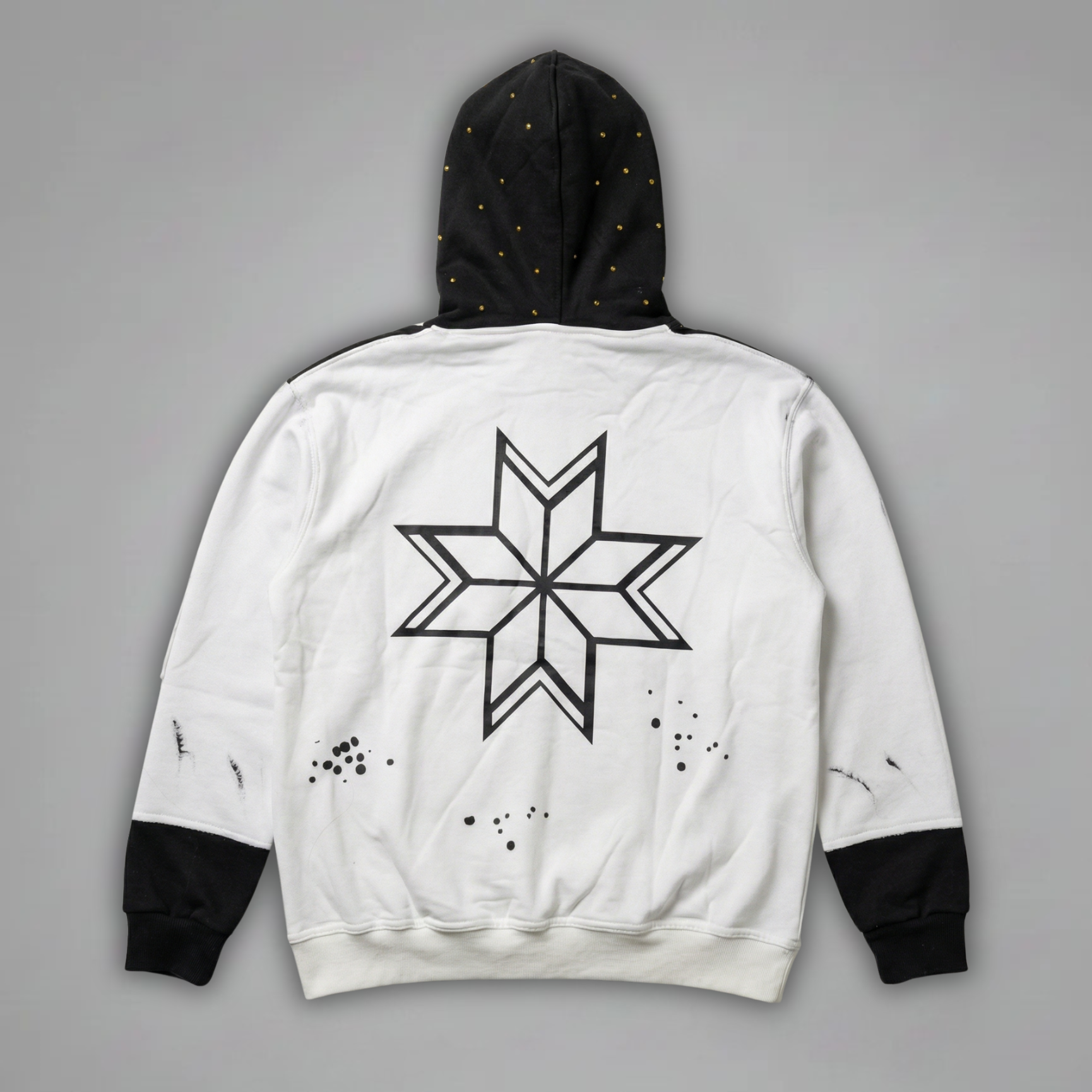 ShadowGilt - Zip Up Hoodie - Ecru Volcanic - SG-003