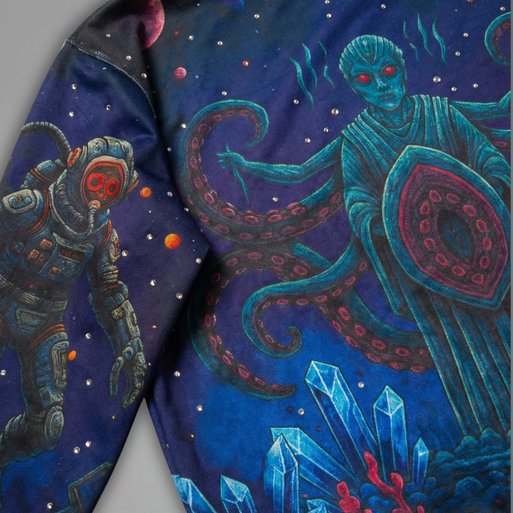 Aybssal Voyager - Zip Up Hoodie - Deep Indigo - AV-001