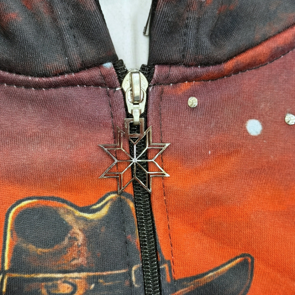 Lycan - Zip Up Hoodie - Rust - LC-001