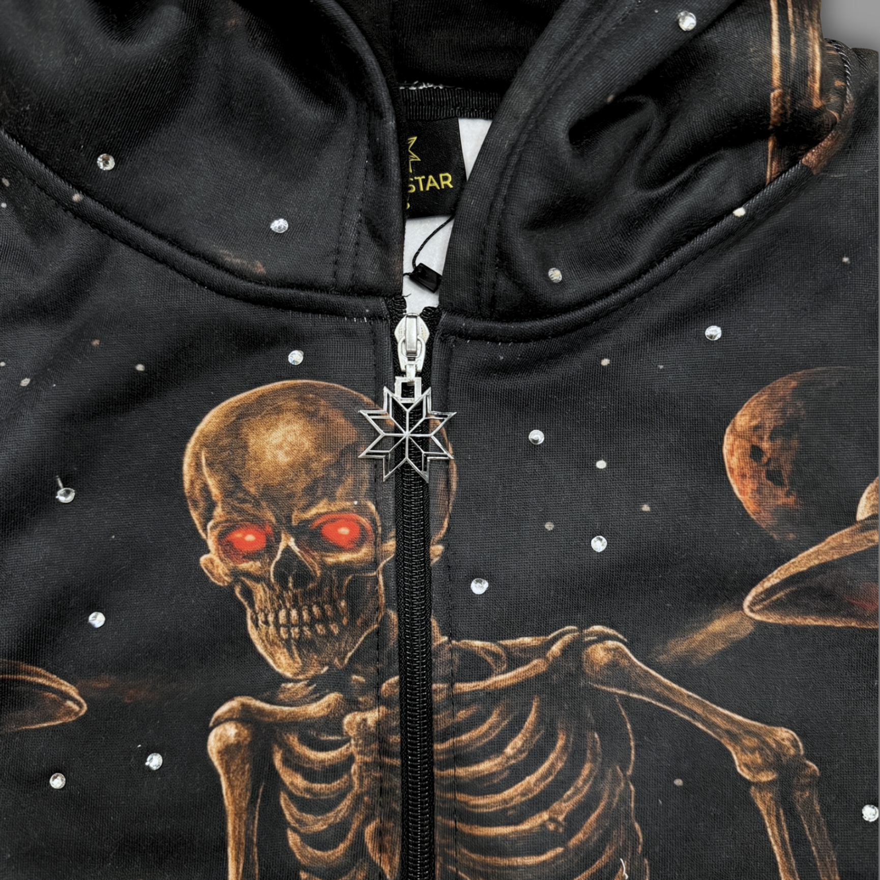 Cosmic Siege - Zip Up Hoodie - Dark Copper - CS-001