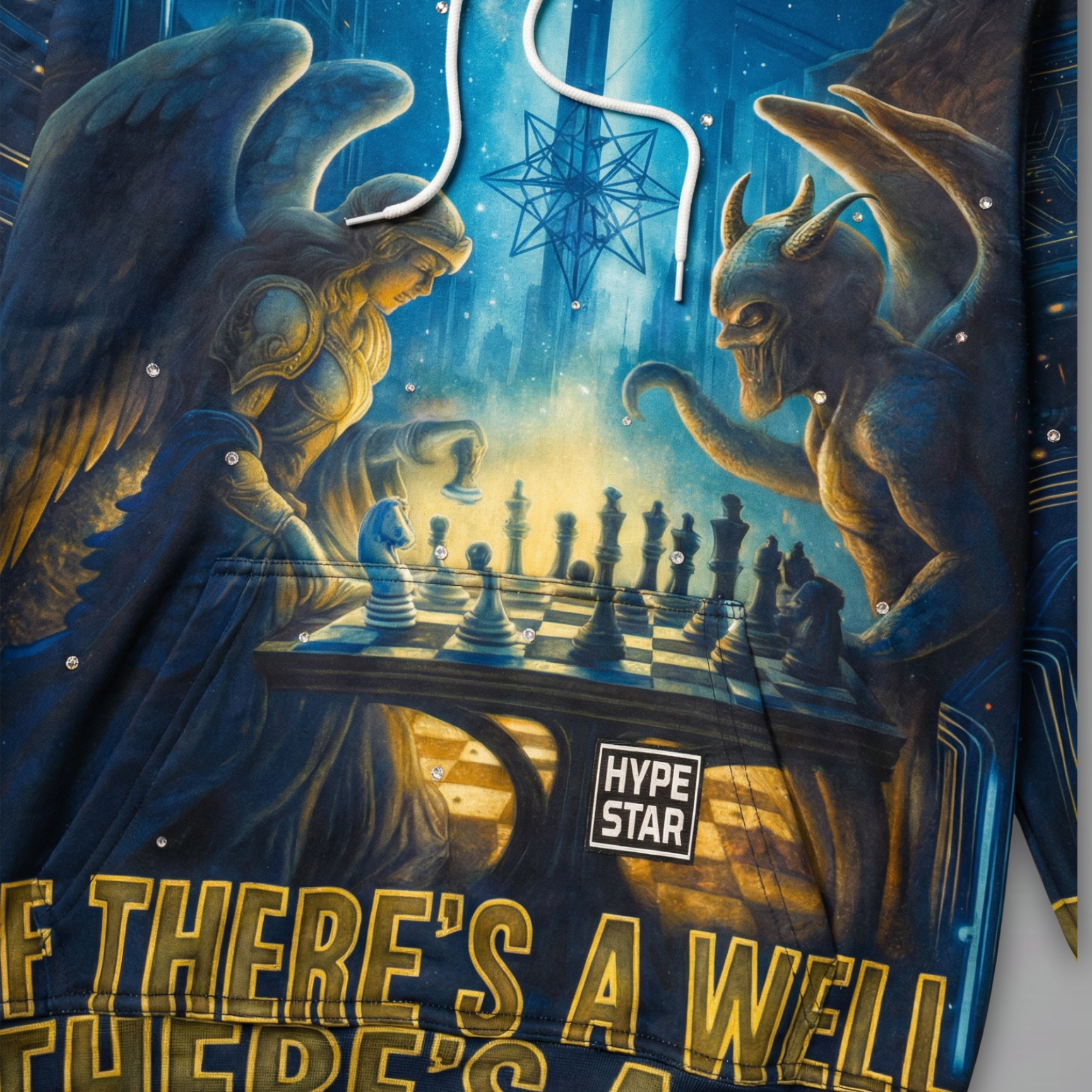 Eternal Gambit - Pullover Hoodie - Twillight Blue - EG-002