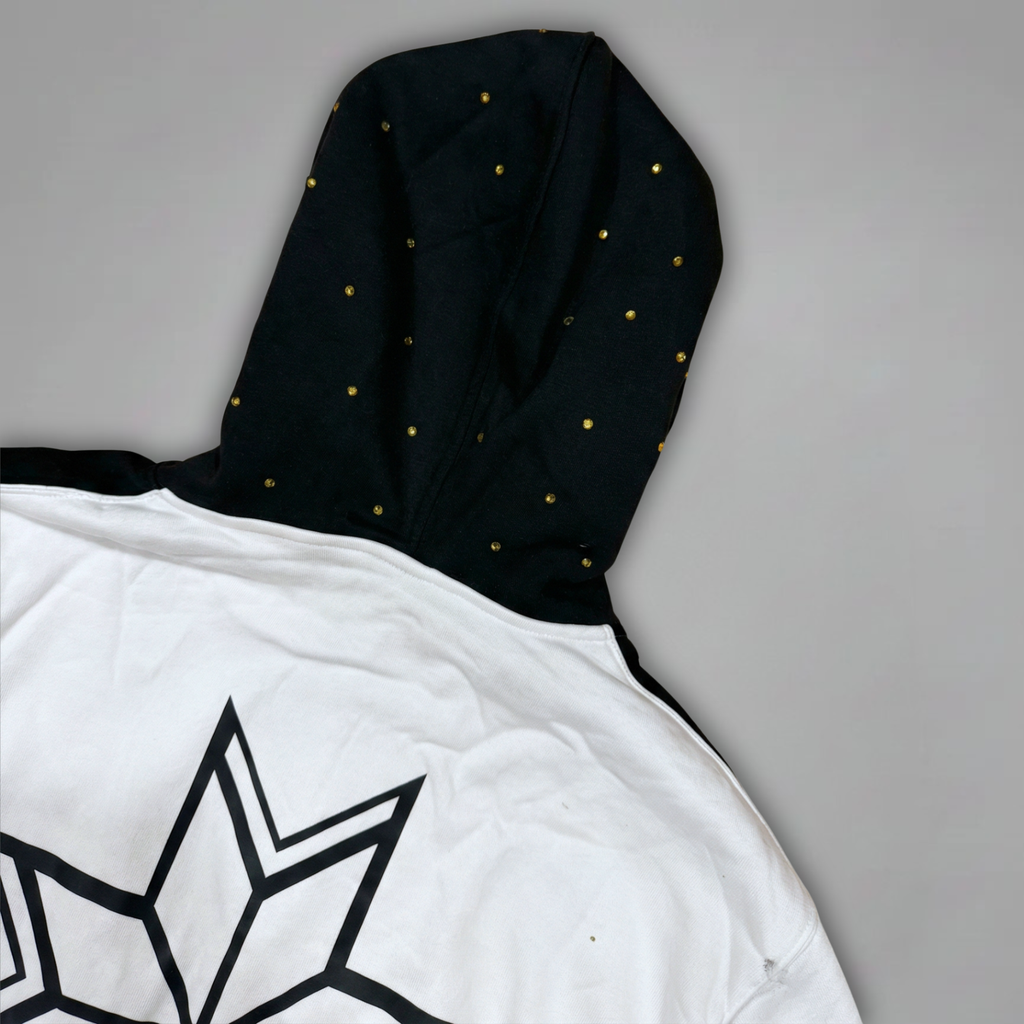 ShadowGilt - Zip Up Hoodie - Ecru Volcanic - SG-003