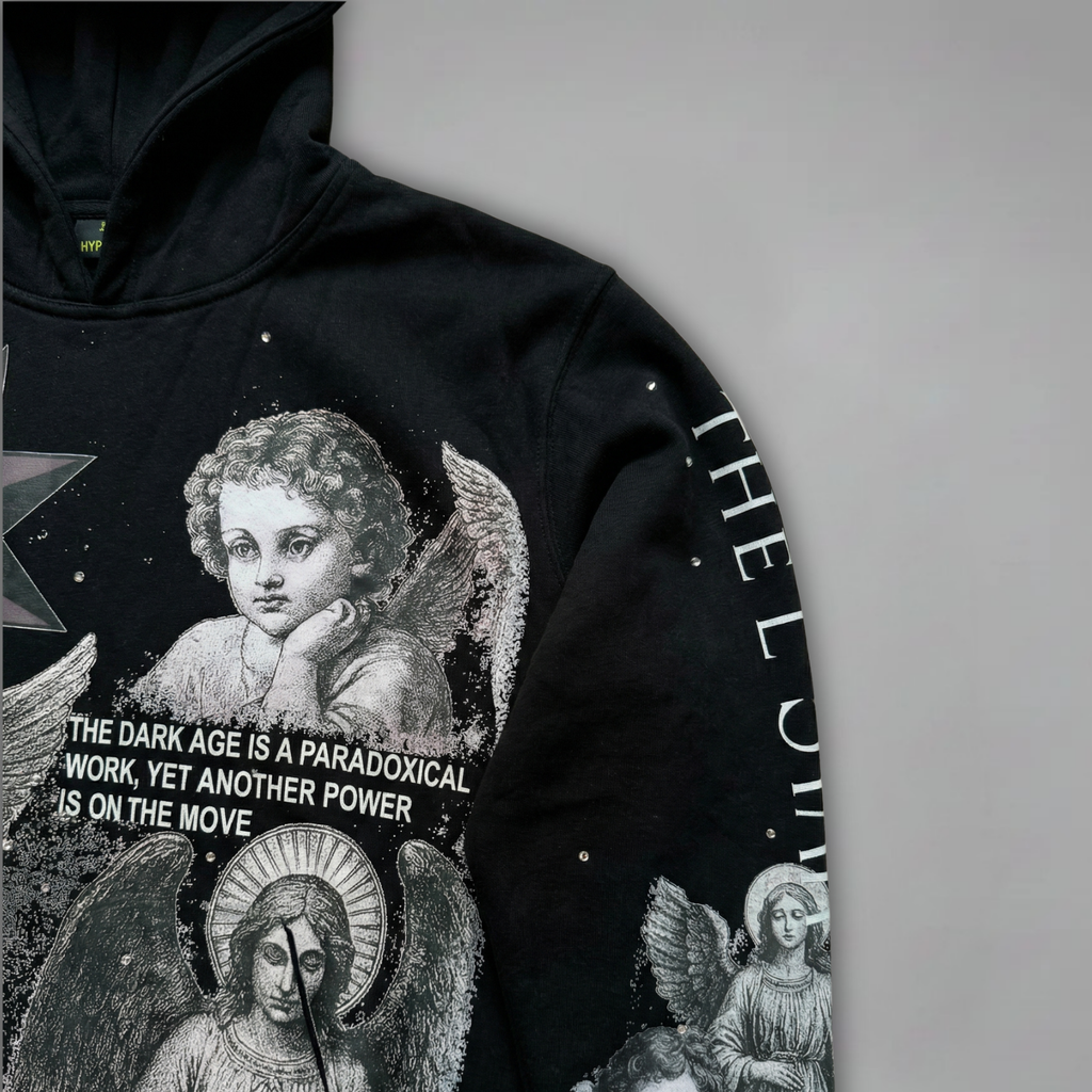 Dark Age - Pullover Hoodie - Faded Black - DA-004