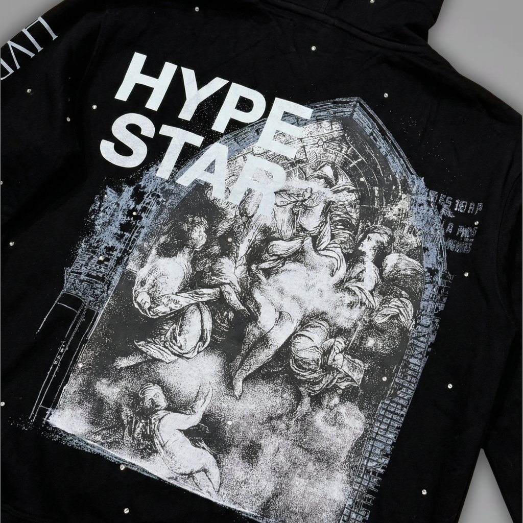 Dark Age - Pullover Hoodie - Faded Black - DA-004