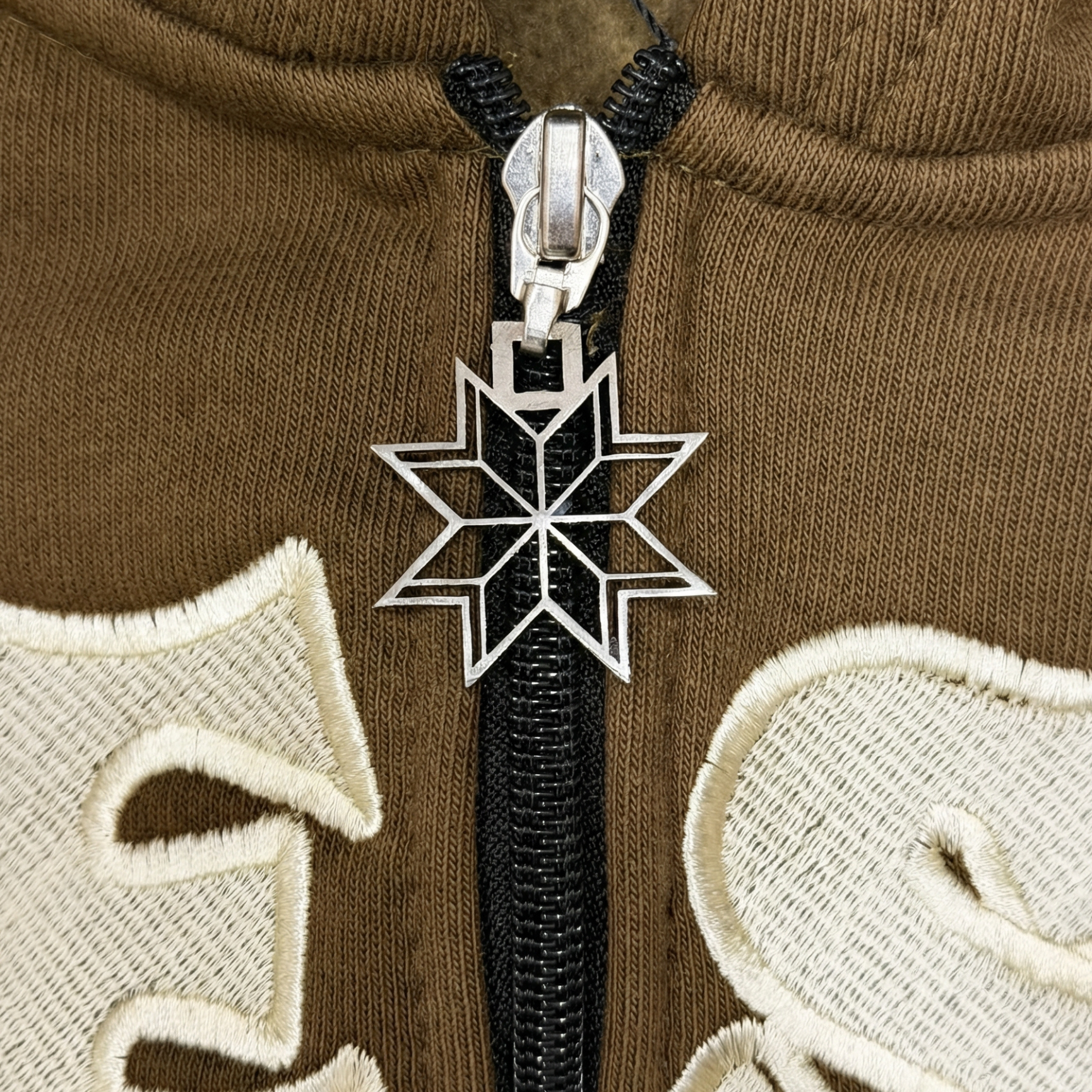 Fallen Fairy - Zip Up Hoodie - Dark Mocha - FF-003