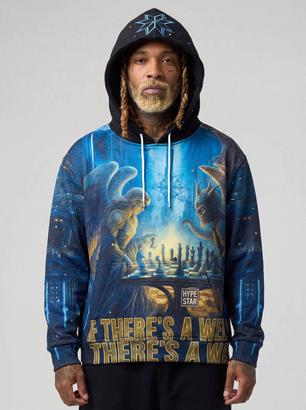 Eternal Gambit - Pullover Hoodie - Twillight Blue - EG-002