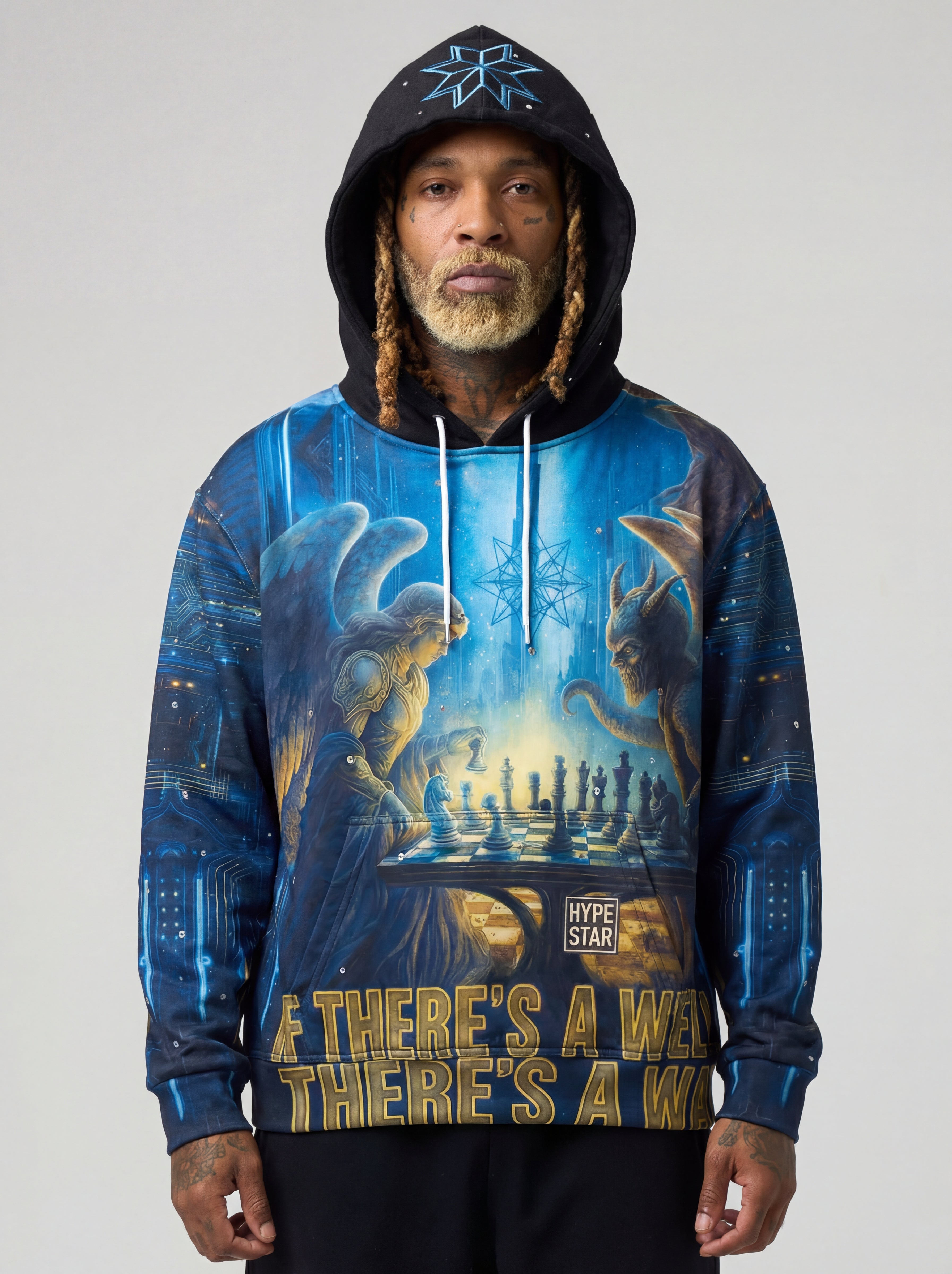 Eternal Gambit - Pullover Hoodie - Twillight Blue - EG-002