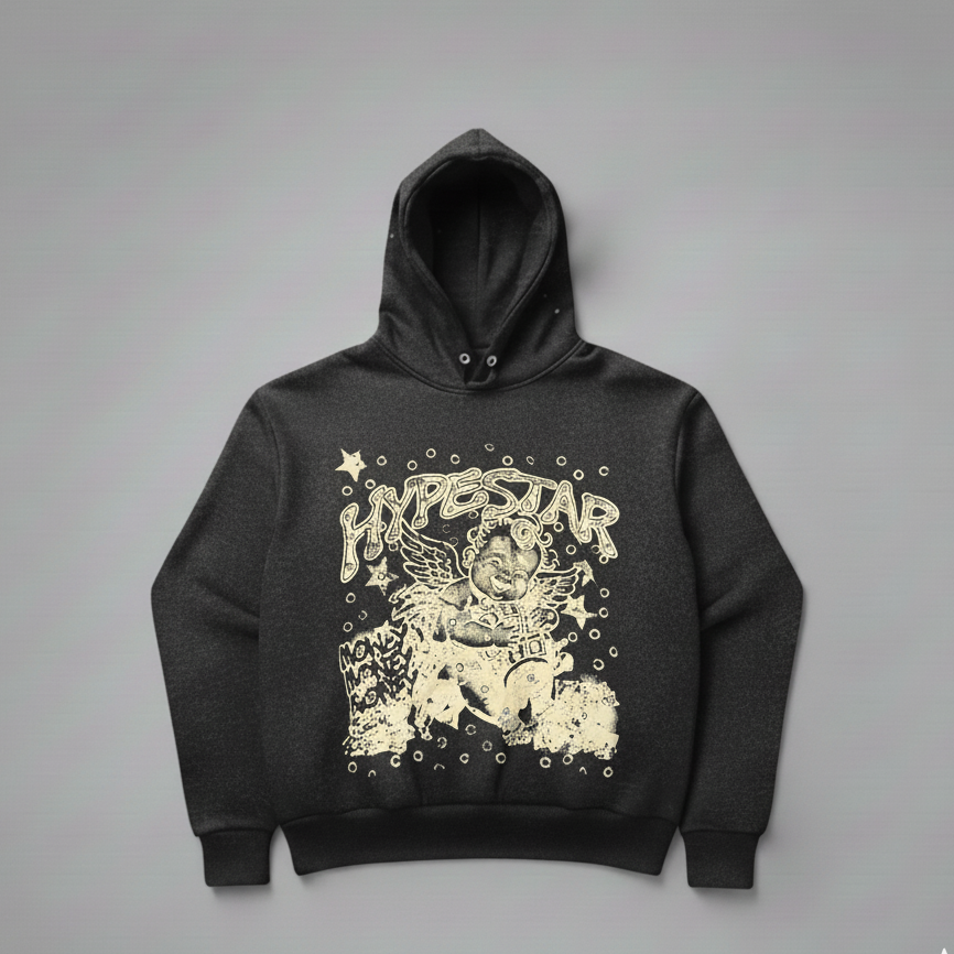 Hoodie - Grinding Since - Black Wash - HS4455