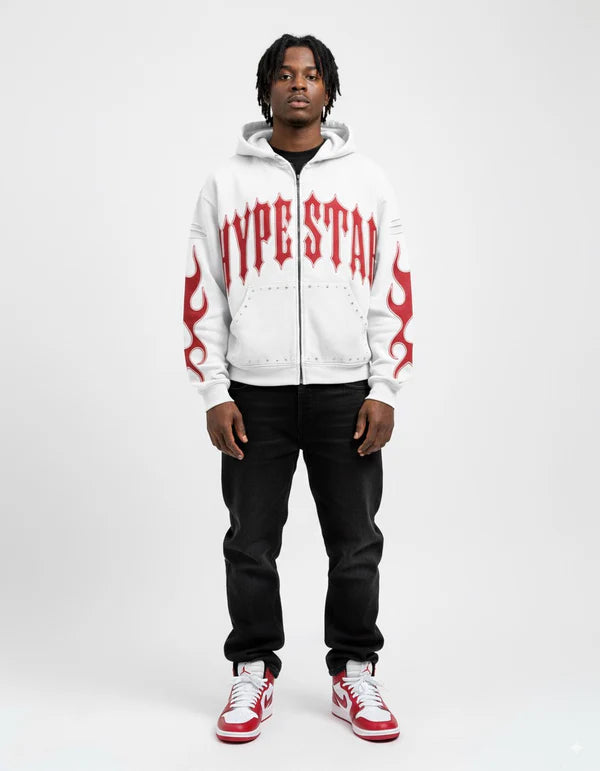 Hype Star Hoodie - Essential Touch - White - 0916